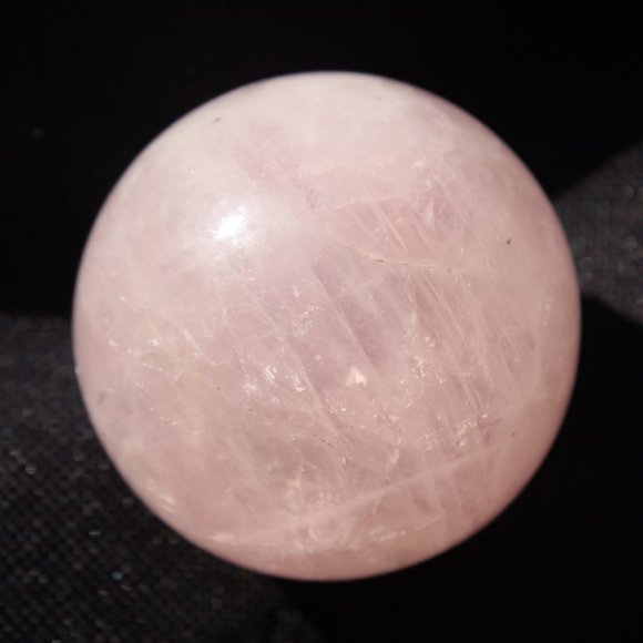 Madagascar Rose Quartz Sphere - Picture 3 of 3